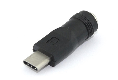 Переходник 5,5x2,1 мама на Type-C папа 5 Pin