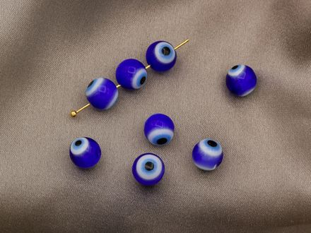 Бусины от сглаза-10шт (8мм)