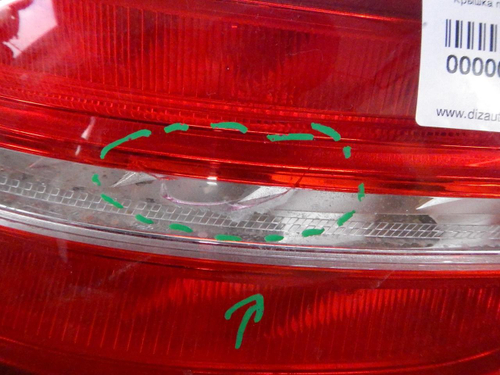 Фонарь правый внешний Mercedes GLE C292 (2015-2019)