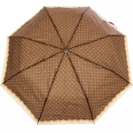 Зонт женский полуавтомат «Ультрамарин - Лагуна», микс 6 цветов, 8 спиц, d-100см, длина в слож. виде 28см, голубые цветы