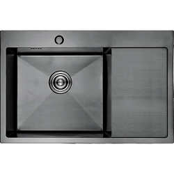 Мойка для кухни из нержавеющей стали GERHANS K37851B-L  PVD