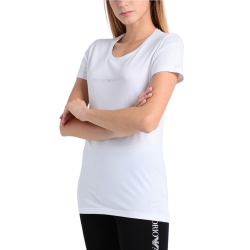 Женская футболка белая Emporio Armani 163139_CC318 00010