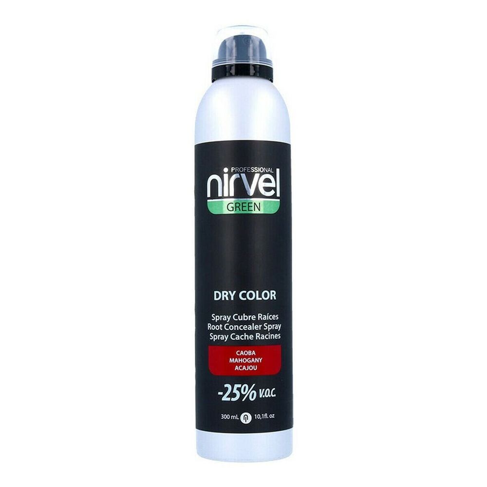 Спрей для закрашивания седых волос Green Dry Color Nirvel Green Dry Красное дерево (300 ml)