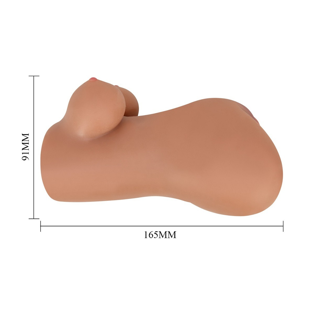 Мастурбатор вагина и анус тело Hannah реалистичный загорелый 16,5 см