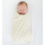 SwaddleDesigns Набор пеленок SwaddleDuo - Sterling  Mod Circles on Soft Yellow Banana & Yellow Medallions