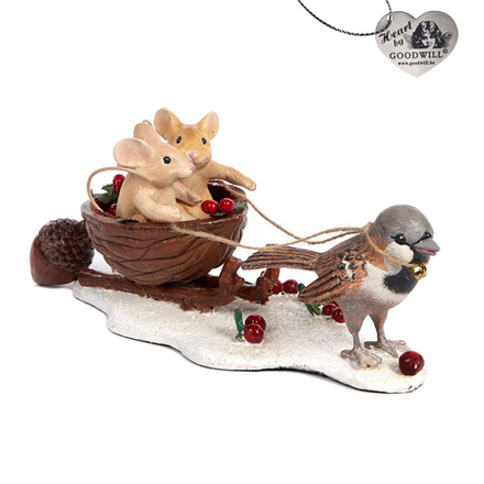 Декоративная фигура "Лесные сани"