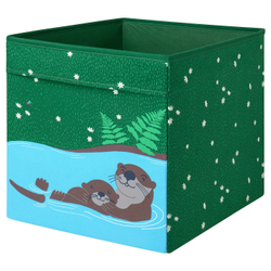IKEA SKOGSDUVA  (ИКЕА СКОГСДУВА)  -  Коробка, разноцветная, 33x38x33 см