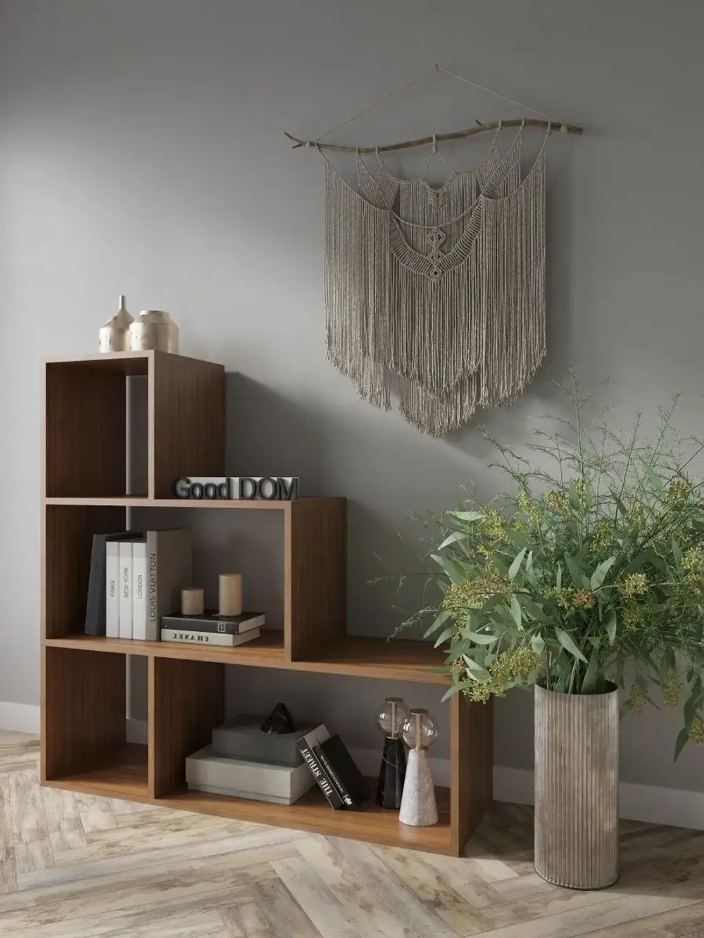 Стеллаж деревянный для книг, игрушек