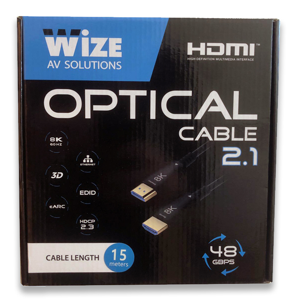 Кабель HDMI 15 метров Wize AOC-8K-HM-HM-15M