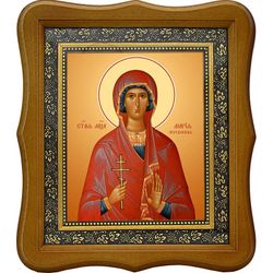 Мария Пергамская мученица. Икона на холсте.