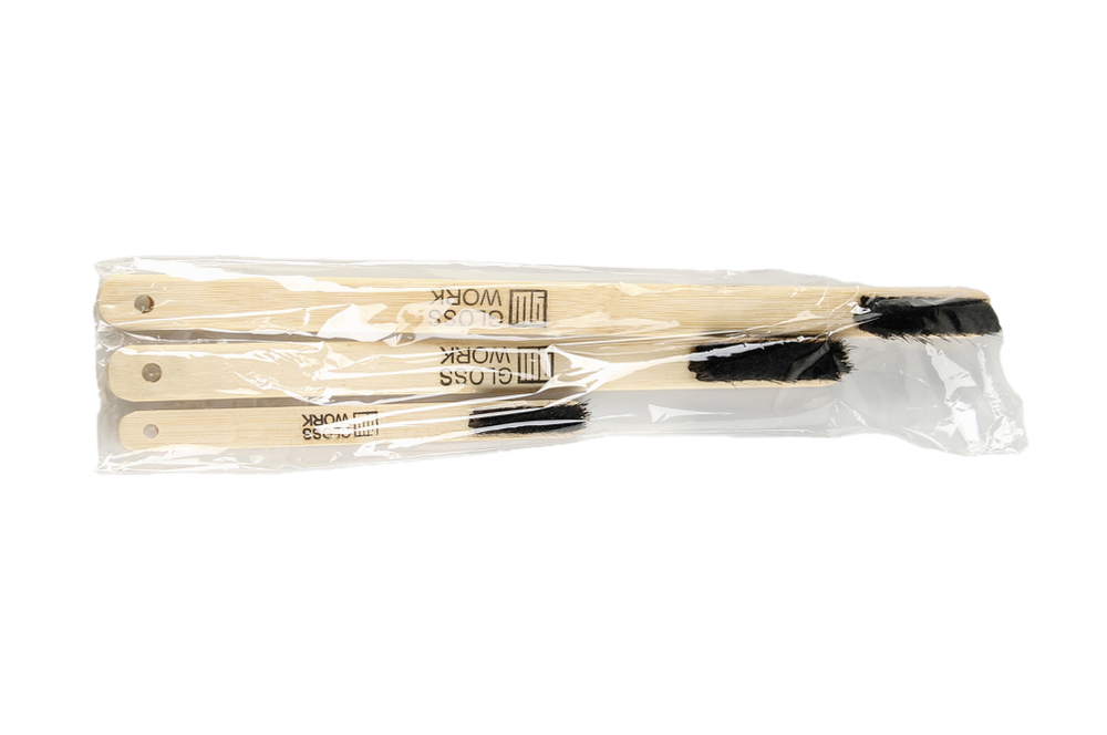 Glosswork Wooden Brush Щетка с деревянной ручкой, комплект из 3х щеток