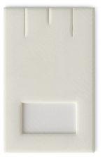 Вкладыш для планшета Вита/наклонный/для серег/подвески/2 прорези/окошко для бирки/прорезь для нитки/39*60 мм.