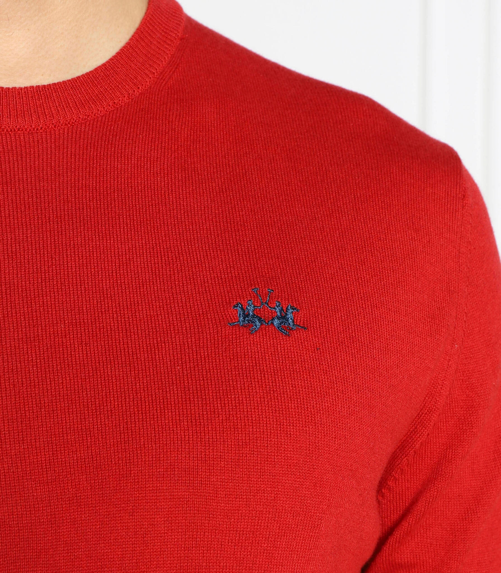 свитер La Martina - красный(UMS002 YW020)