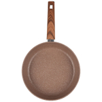 Сковорода Mallony ков. алюм. с мраморным покрытием NATURA (26см)