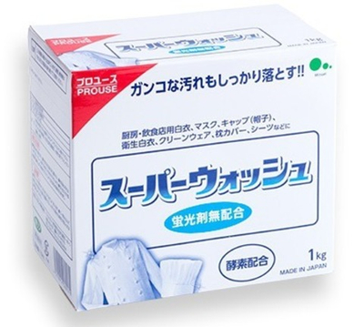 Порошок стиральный с ферментами для стирки белого белья 800 г Mitsuei Super Wash
