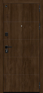 Райт Pecan/Cappuccino Melinga 205*86 правое