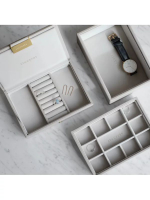 Органайзер для украшений Stackers Mini Box Lid (Taupe) (бежевый / Taupe)