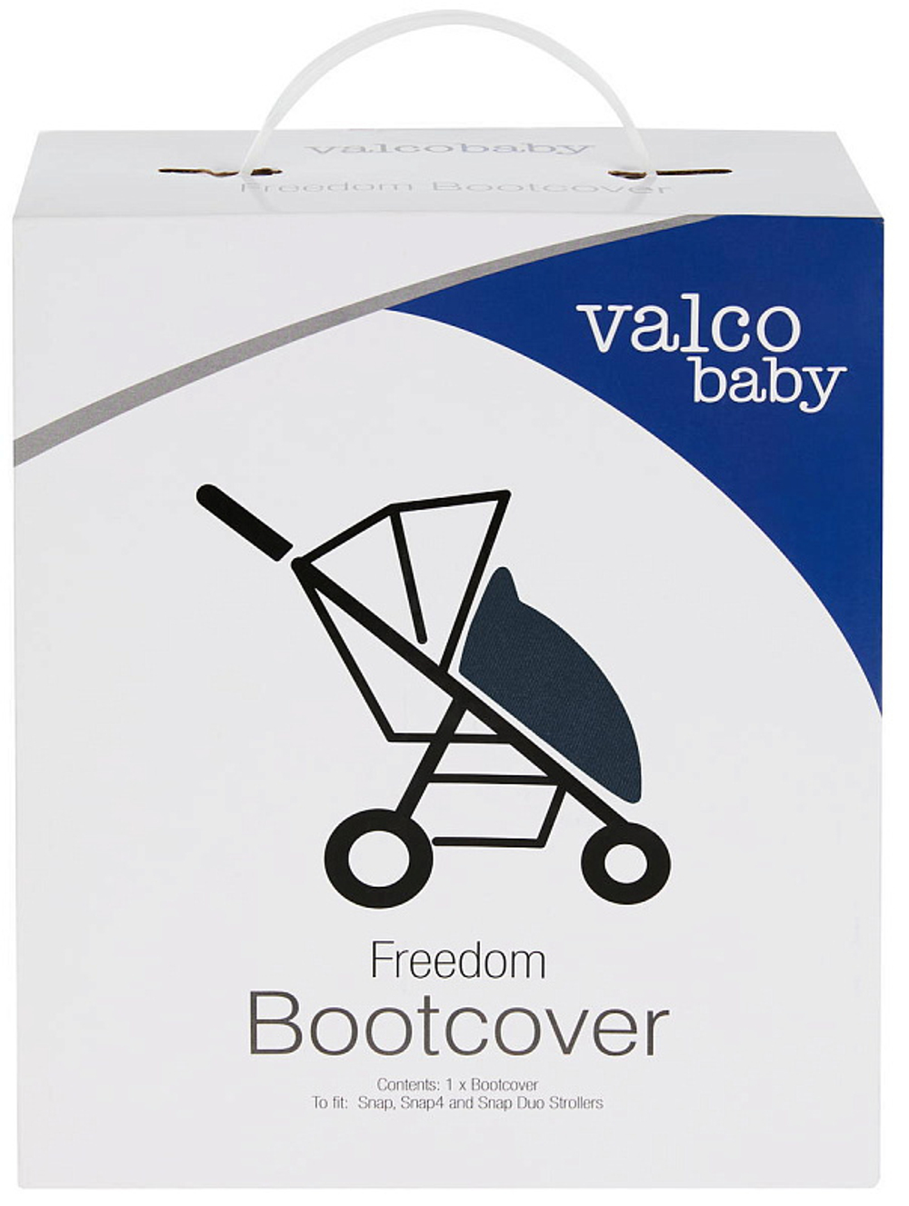 Прогулочная коляска Valco baby Snap 4 с накидкой на ножки Flatt Matt / Deep Blue