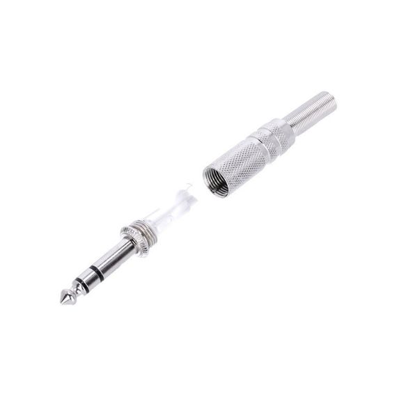 Adam Hall K3CJM3 - разъем TRS (jack) 6.3 mm stereo (М), металлический