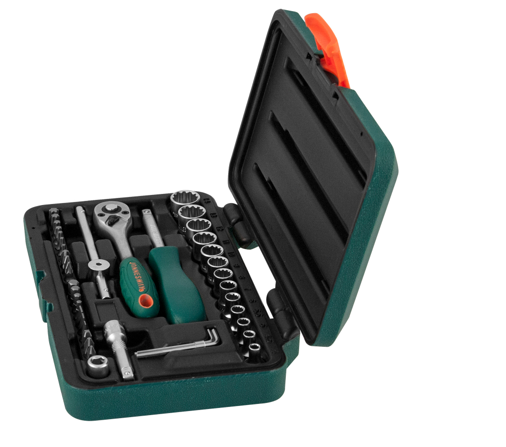 S68H2141S Набор головок торцевых 1/4"DR Super Tech, 41 предмет