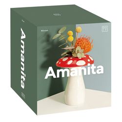 Ваза для цветов Amanita, 19 см