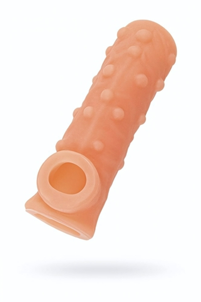 Насадка Kokos с дополнительной стимуляцией телесная 10 см