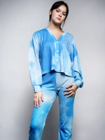 Пижама тай дай со штанами молодежная