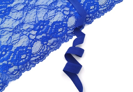 Эластичная (трикотажная бейка), матовая, 15мм, василек, (Арт: TB205/15-1832), м