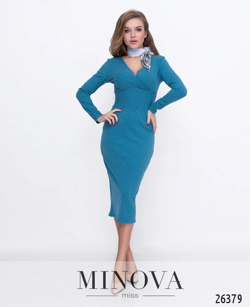 Платье 1117-бирюзовый Minova