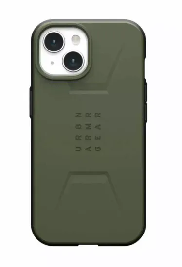 Чехол с поддержкой MAGSAFE Uag Civilian для iPhone 15 6.1", цвет оливковый (Olive Drab)