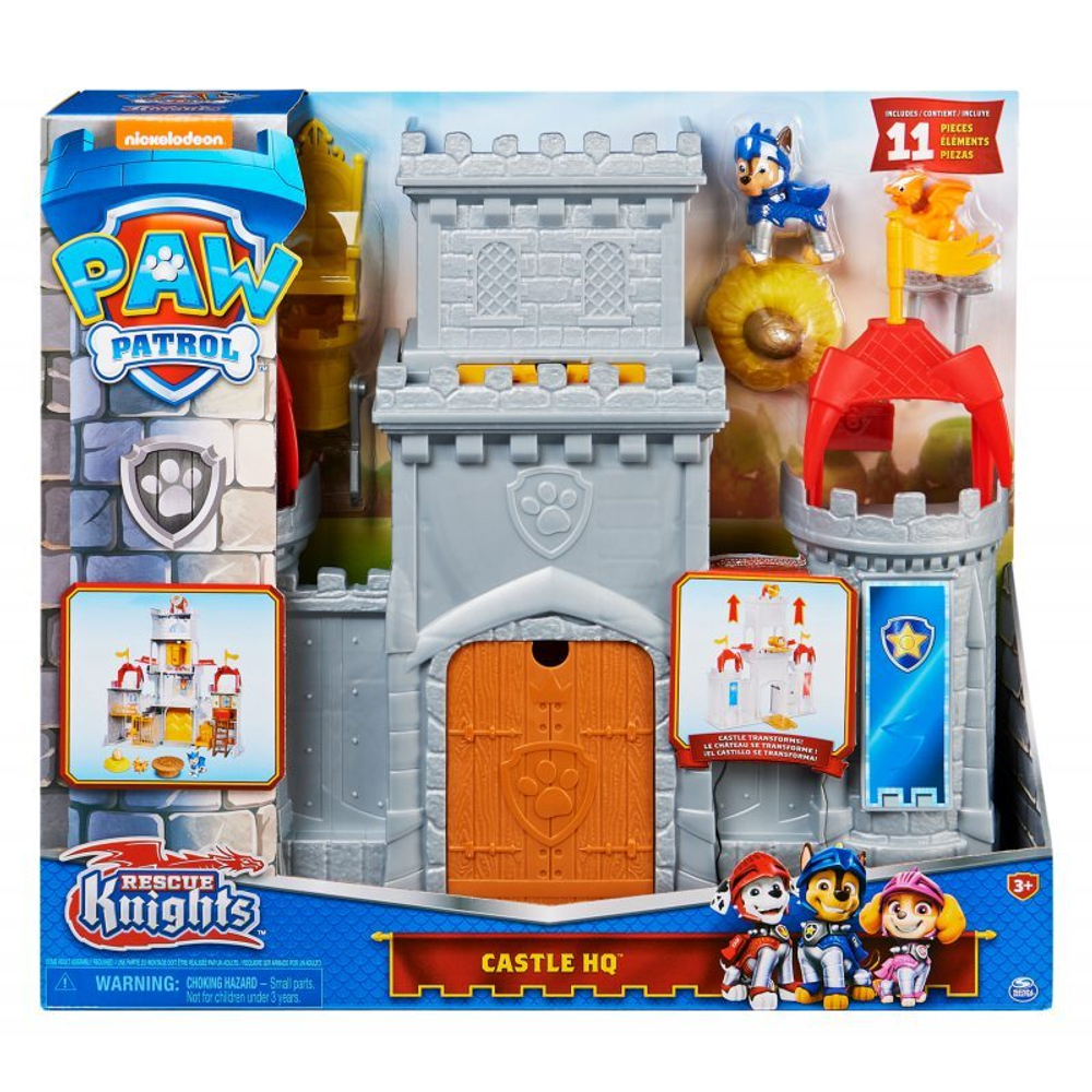 Paw Patrol Rescue Knights - замок с аксессуарами + фигурка погони и мини-дракон 6062103