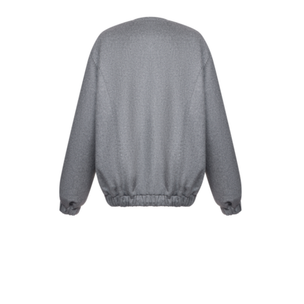 Бомбер из кашемира с подкладкой из шелка