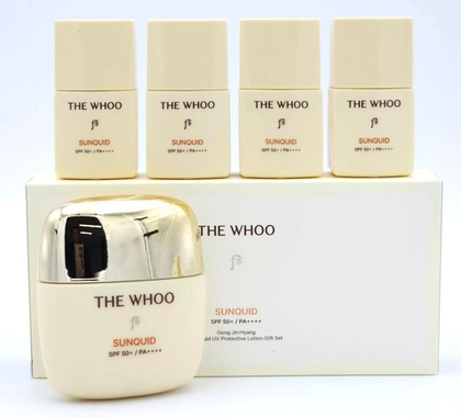 Солнцезащитный лосьон THE WHOO Gongjinhyang Sunquid UV Protective Lotion.