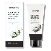 Гель для умывания отшелушивающий с экстрактом улитки Lebelage Black Snail Peeling Gel 180мл