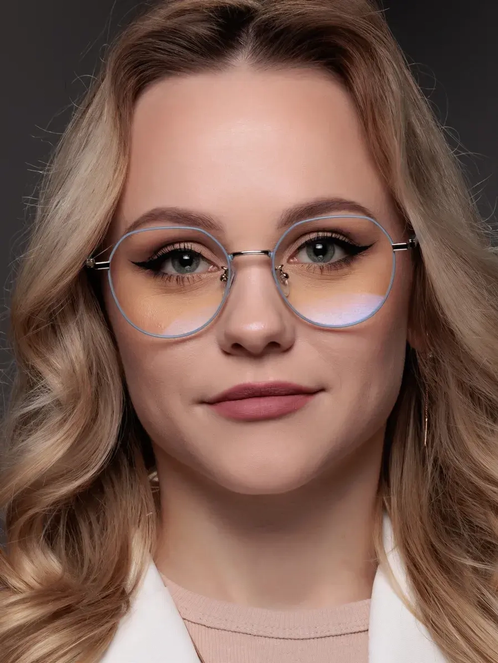 Очки для компьютера имиджевые защитные прозрачные нулевки