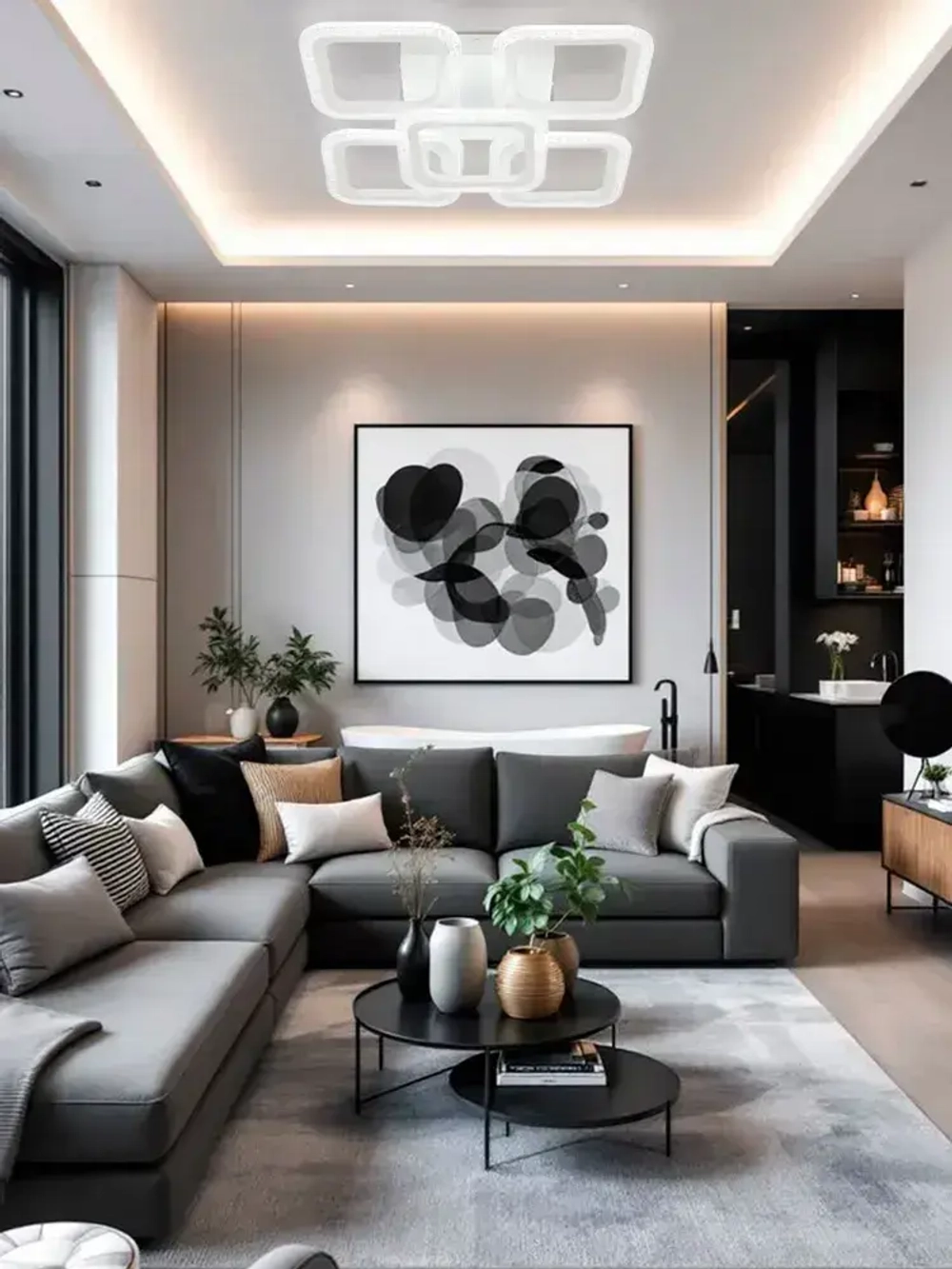 WEDO LIGHT Люстра потолочная светодиодная с пультом на кухню, в спальню, гостиную