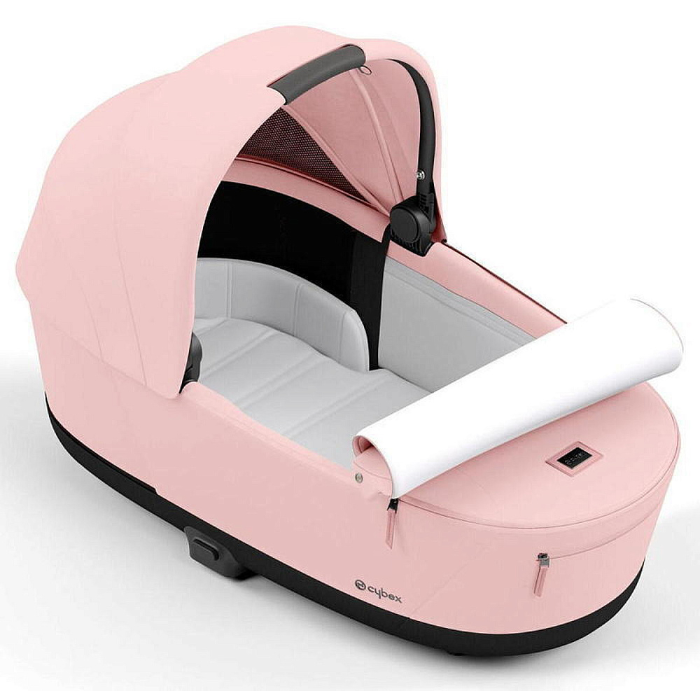Коляска Cybex Priam IV Rosegold complete и автокресло Cloud G i-Size Lava Grey 3 в 1 Peach Pink