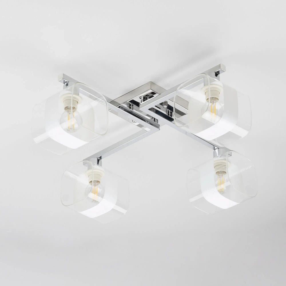 Citilux Вирта CL139141 Люстра потолочная Хром