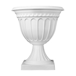 Вазон Олимпия 12л на высокой ножке, белый