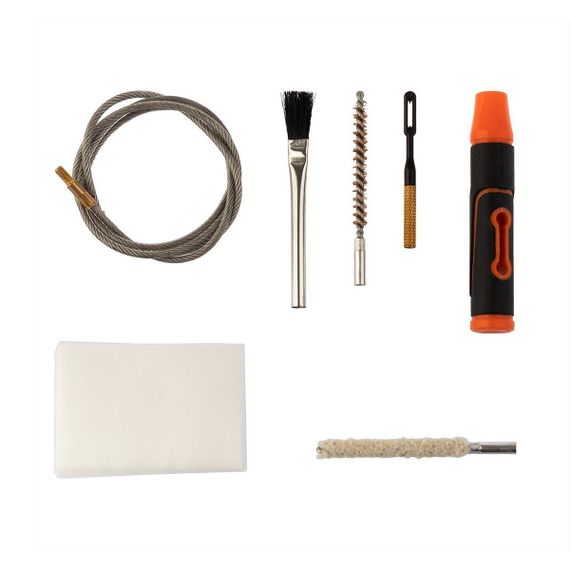 Набор для чистки Helios кал. 5,6мм гибкий шомпол 7 предм., п/э упаковка HS6042-22