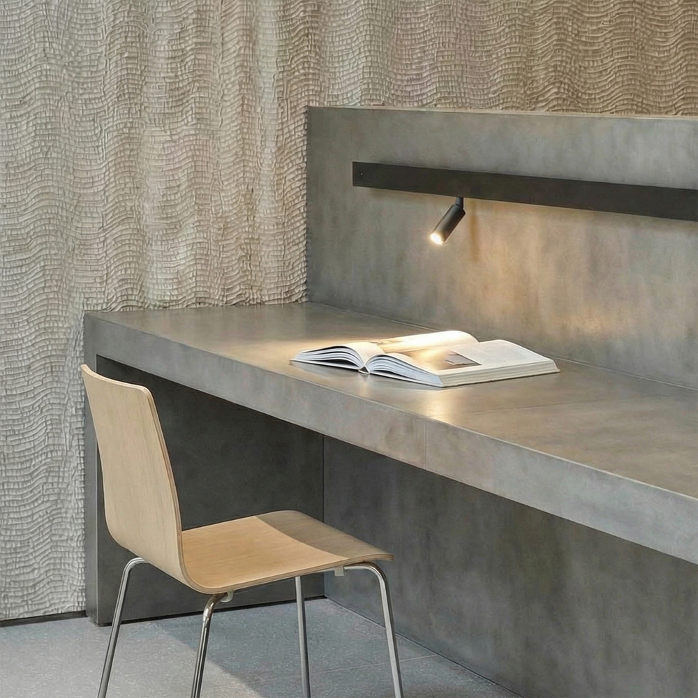 810647 Светильник настенный FIUME SPOT 230V LED 5W(Back light) 130LM 100G+7W(Spot light) 460LM 24G ЧЕРНЫЙ 4000K