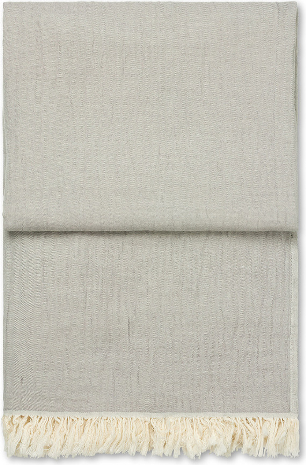 Плед Elvang Lavender, хлопок, 130 180 см, серый