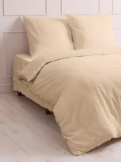 Постельное белье Евро Гофре крепированная ткань