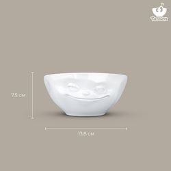 Чаша Grinning, 350 мл, белая