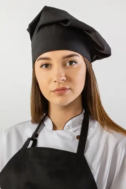 Колпак повара чёрный "Black"