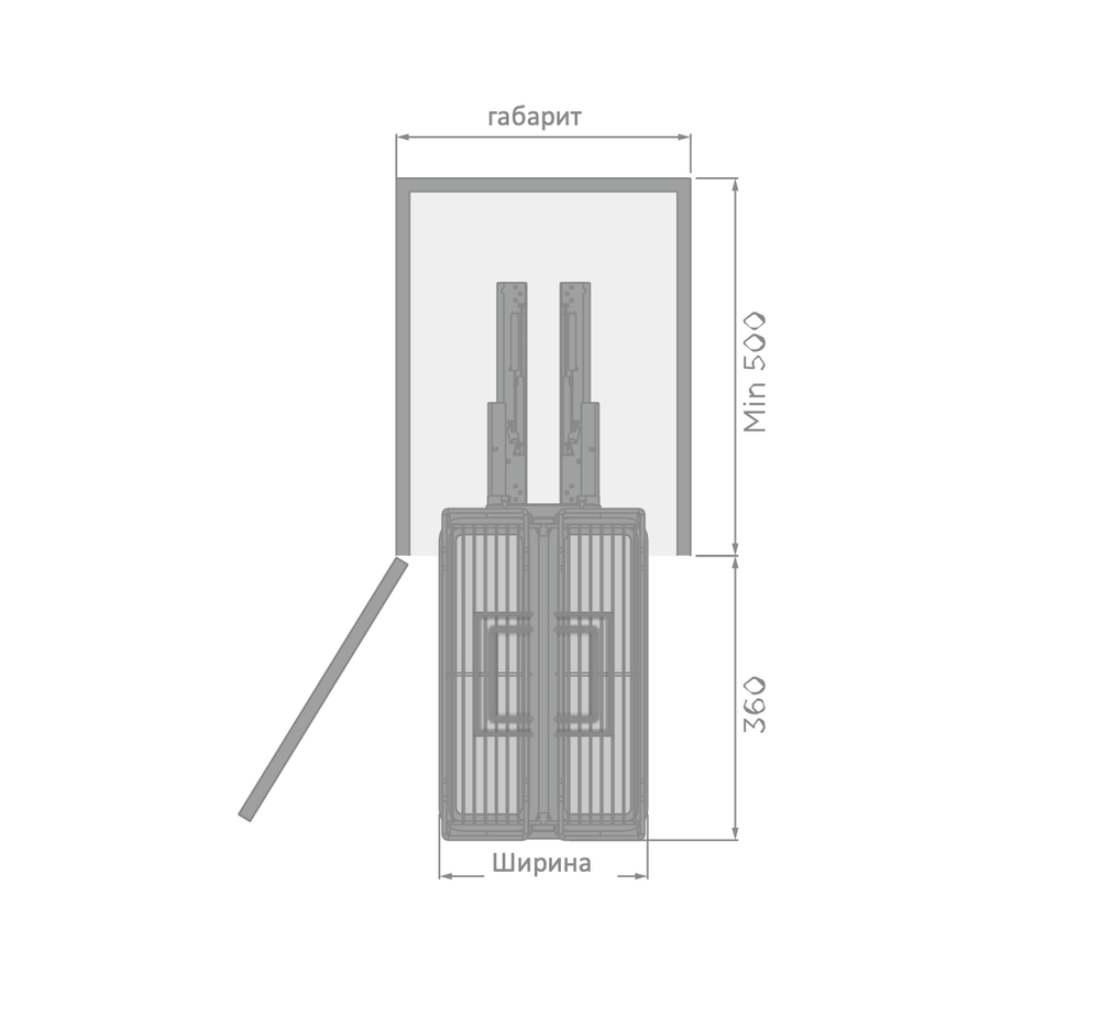 Стеллаж для хранения моющих средств FASHION