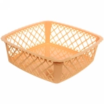 Сухарница пластиковая «Астория» 26*26*8,5см, облепиха