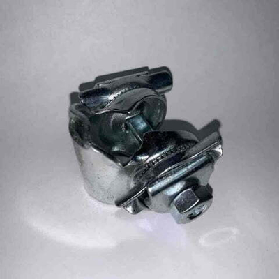 Замок крепления седла (хомут) (серебристый, 4610013541719)