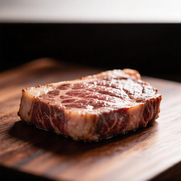 Стейк из мраморной говядины