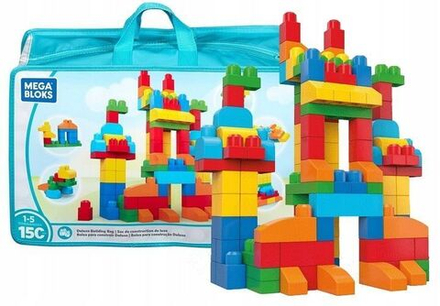 Конструктор Mega Bloks Deluxe 150 штук в упаковке First Builders CNM43